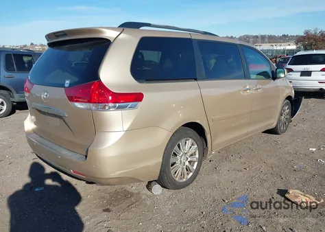 2011 Toyota Sienna Limited from USA, damaged, VIN 5TDDK3DC1BS009551